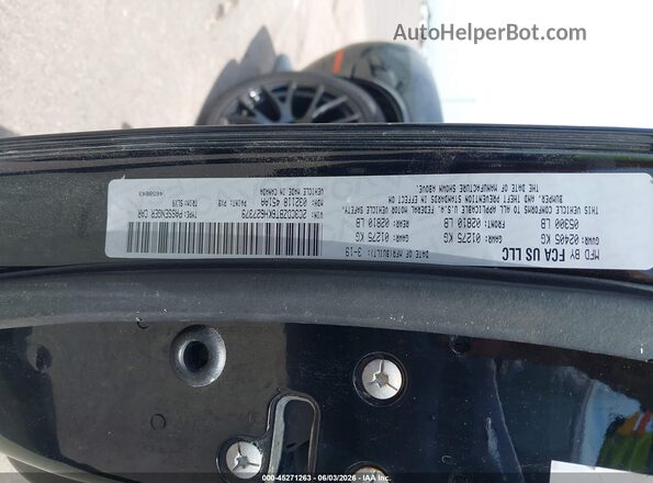 2C3CDZBT6KH627379 2019 DODGE CHALLENGER Black Engine compartment view