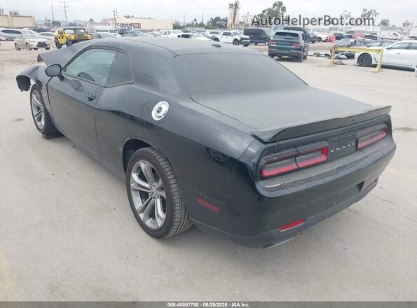 2C3CDZBT6LH198620 2020 DODGE CHALLENGER Black Tył lewy