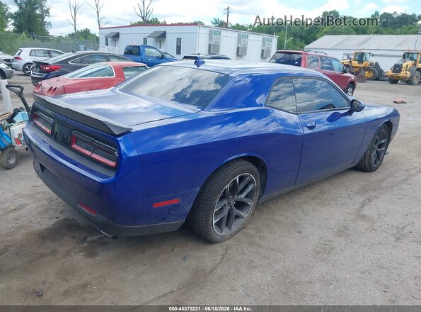 2C3CDZBT6MH509447 2021 DODGE CHALLENGER Синий Задняя правая четверть