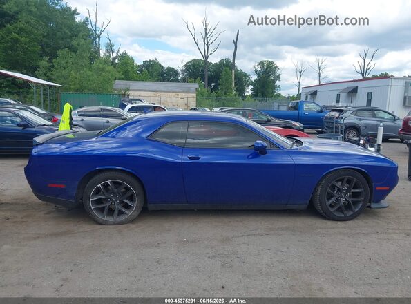 2C3CDZBT6MH509447 2021 DODGE CHALLENGER Синий Панорамный вид салона 360°