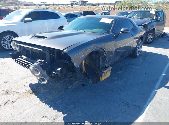 2C3CDZBT6NH105663 2022 DODGE CHALLENGER Black წინა მარცხენა ხედი სამი მეოთხედიდან
