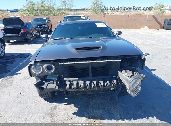2C3CDZBT6NH105663 2022 DODGE CHALLENGER Black უკანა სალონის ხედი