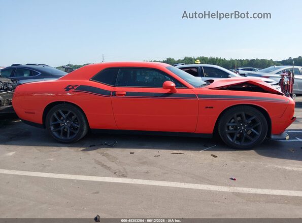 2C3CDZBT6PH638194 2023 DODGE CHALLENGER Orange Vista interior trasera