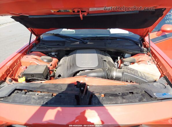 2C3CDZBT6PH638194 2023 DODGE CHALLENGER Orange Vista trasera