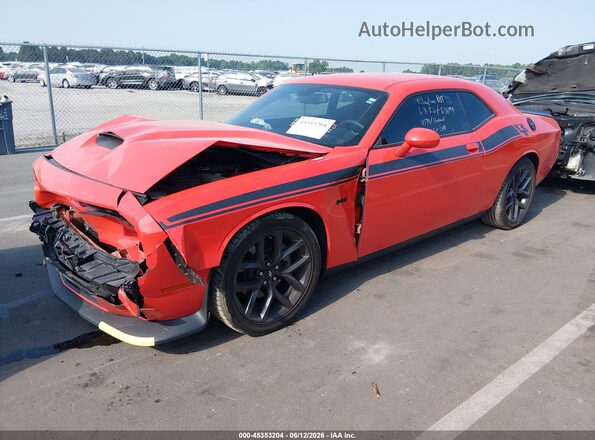 2C3CDZBT6PH638194 2023 DODGE CHALLENGER Orange Vista tres cuartos delantera izquierda