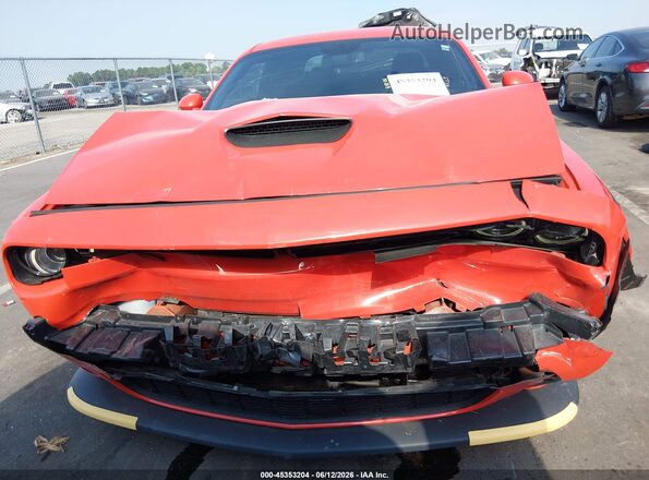 2C3CDZBT6PH638194 2023 DODGE CHALLENGER Orange Vista del cuadro de instrumentos