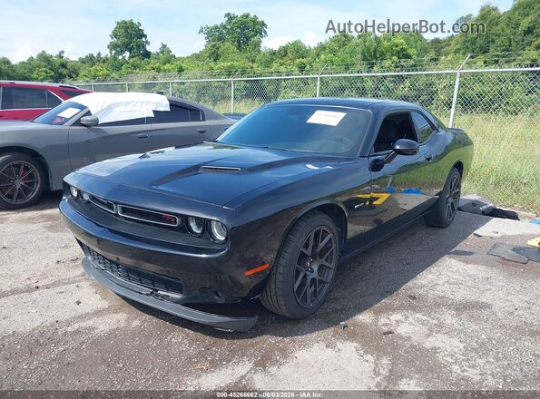 2C3CDZBT7JH182889 2018 DODGE CHALLENGER Black Передня ліва чверть