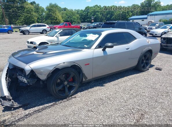 2C3CDZBT7JH223330 2018 DODGE CHALLENGER Gray Передня ліва чверть
