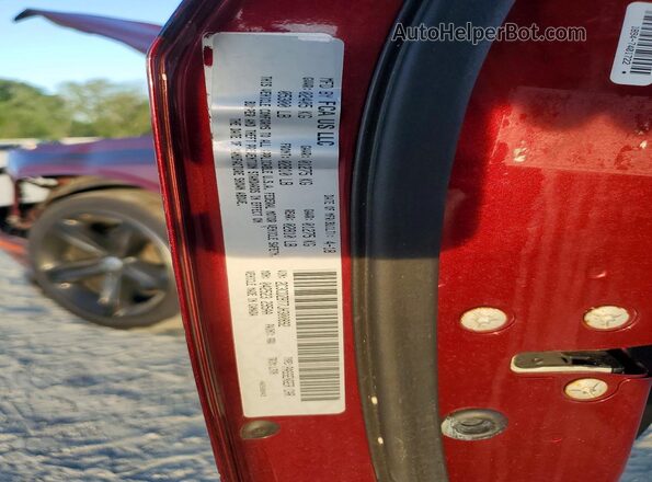 2C3CDZBT7JH300892 2018 DODGE CHALLENGER Burgundy Widok komory silnika