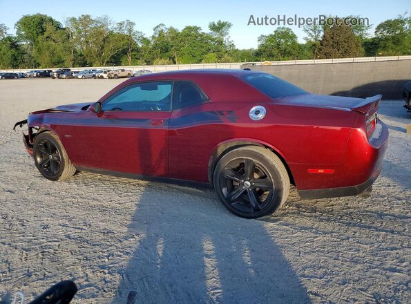 2C3CDZBT7JH300892 2018 DODGE CHALLENGER Burgundy Tył lewy