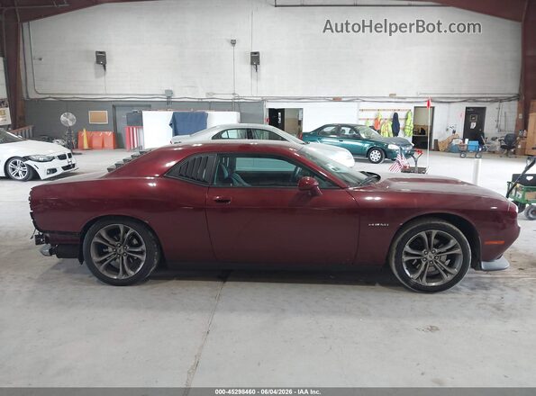 2C3CDZBT7MH524765 2021 DODGE CHALLENGER Maroon 360 interior view