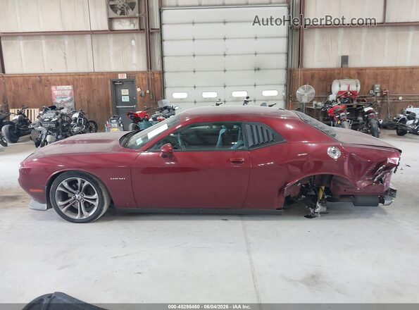 2C3CDZBT7MH524765 2021 DODGE CHALLENGER Maroon 