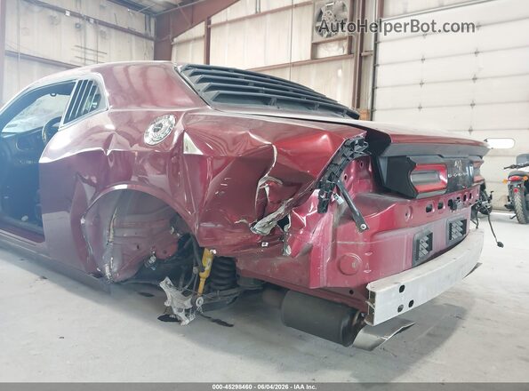 2C3CDZBT7MH524765 2021 DODGE CHALLENGER Maroon Front view
