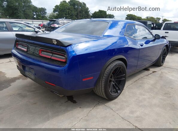 2C3CDZBT7MH572766 2021 DODGE CHALLENGER Blue Tył prawy