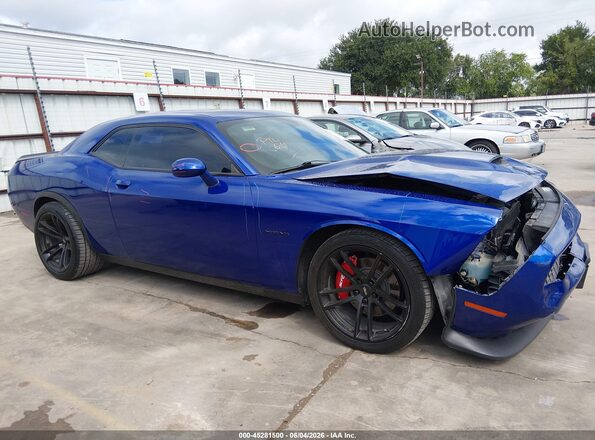 2C3CDZBT7MH572766 2021 DODGE CHALLENGER Blue Widok wnętrza 360 stopni