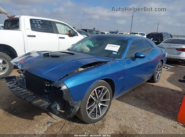 2C3CDZBT7MH590961 2021 DODGE CHALLENGER Dark Blue წინა მარცხენა ხედი სამი მეოთხედიდან