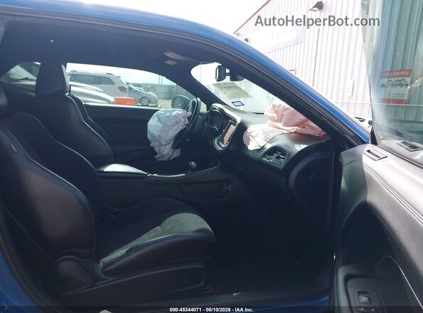 2C3CDZBT7MH590961 2021 DODGE CHALLENGER Dark Blue წინა სალონის ხედი
