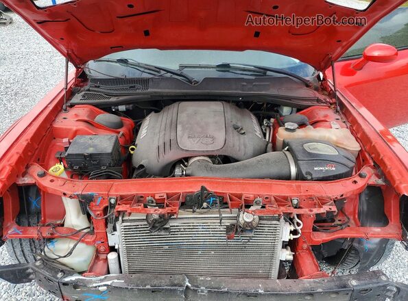 2C3CDZBT8GH284484 2016 DODGE CHALLENGER Red უკანა სალონის ხედი