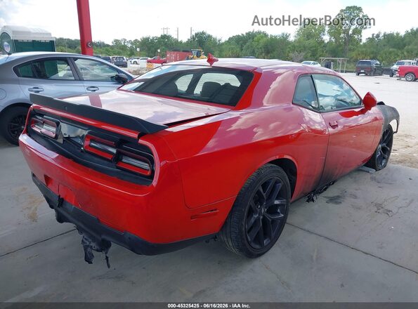 2C3CDZBT8MH503018 2021 DODGE CHALLENGER Red Rear right