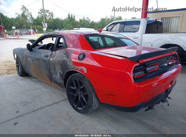 2C3CDZBT8MH503018 2021 DODGE CHALLENGER Red Rear left