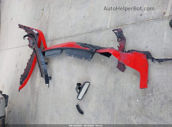 2C3CDZBT8MH503018 2021 DODGE CHALLENGER Red Dashboard view