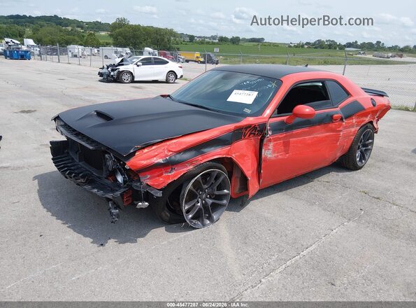 2C3CDZBT8NH142861 2022 DODGE CHALLENGER Black Передня ліва чверть