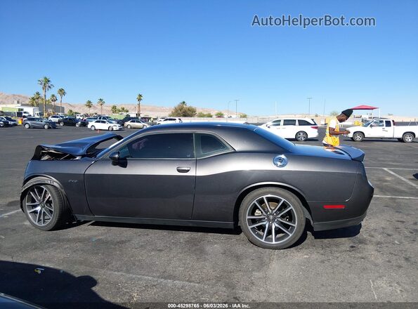 2C3CDZBT8PH504075 2023 DODGE CHALLENGER Gray Rear interior view