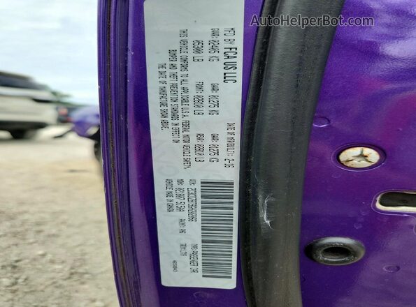 2C3CDZBT9GH202066 2016 DODGE CHALLENGER Purple 