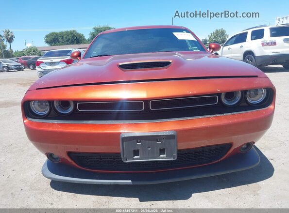 2C3CDZBT9LH196635 2020 DODGE CHALLENGER Оранжевый Вид спереди
