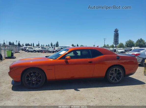 2C3CDZBT9LH196635 2020 DODGE CHALLENGER Оранжевый Панорамный вид салона 360°