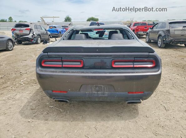 2C3CDZBTXGH142847 2016 DODGE CHALLENGER Gray უკანა ხედი