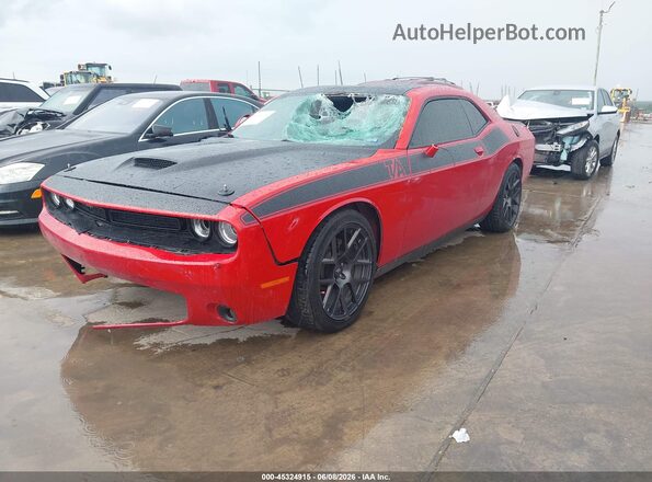 2C3CDZBTXHH544594 2017 DODGE CHALLENGER Red Передня ліва чверть