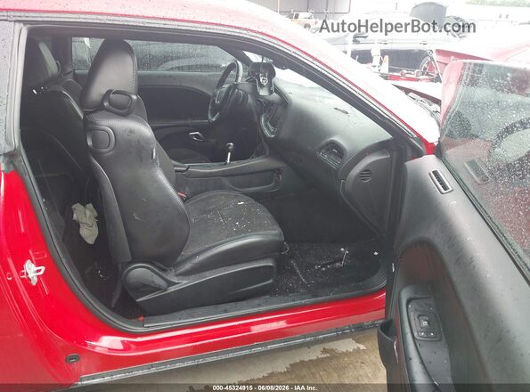 2C3CDZBTXHH544594 2017 DODGE CHALLENGER Red Вид салону спереду