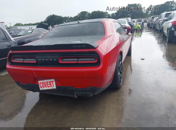 2C3CDZBTXHH544594 2017 DODGE CHALLENGER Red Задня права чверть