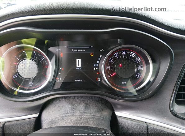 2C3CDZBTXJH310204 2018 DODGE CHALLENGER Black უკანა სავარძლების ხედი