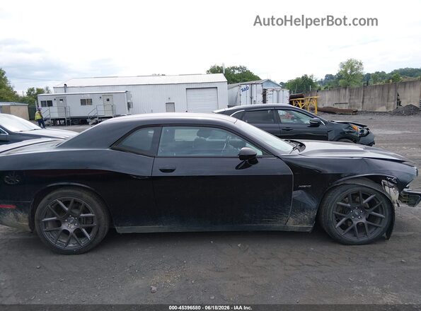 2C3CDZBTXJH310204 2018 DODGE CHALLENGER Black უკანა სალონის ხედი