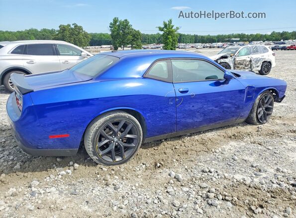 2C3CDZBTXKH587582 2019 DODGE CHALLENGER Blue Tył prawy