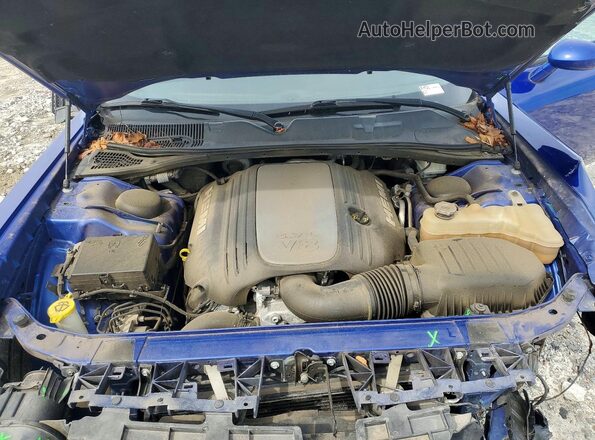 2C3CDZBTXKH587582 2019 DODGE CHALLENGER Blue Widok wnętrza z tyłu