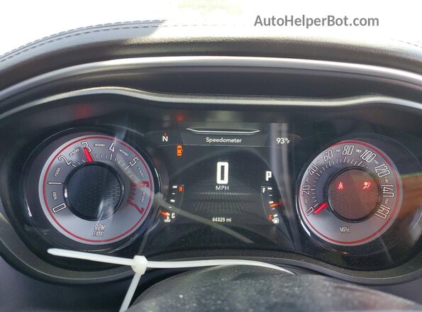 2C3CDZBTXMH506423 2021 DODGE CHALLENGER Two Tone Instrument cluster view