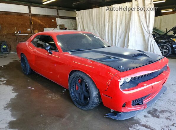 2C3CDZC91GH322771 2016 DODGE CHALLENGER Красный Передняя правая четверть