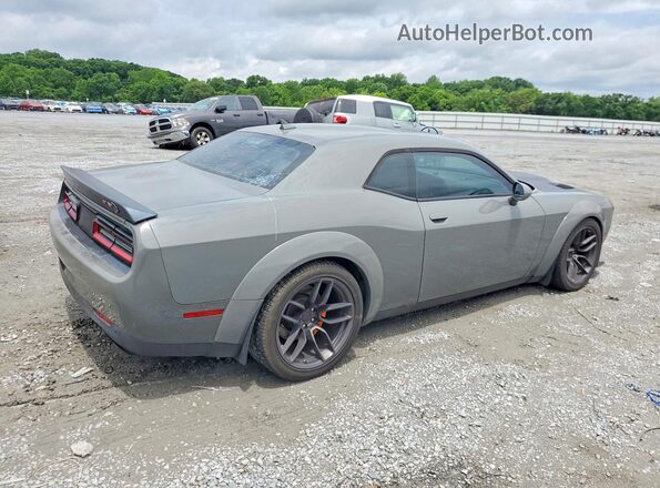 2C3CDZC91JH286099 2018 DODGE CHALLENGER Gray Հետևի աջ