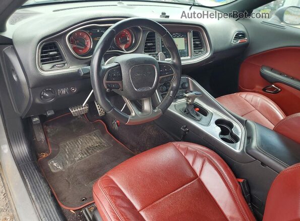 2C3CDZC91JH286099 2018 DODGE CHALLENGER Gray Առջևի վահանակի տեսք