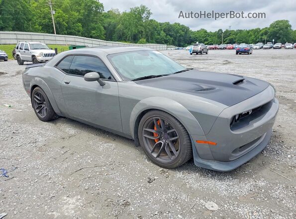 2C3CDZC91JH286099 2018 DODGE CHALLENGER Gray Առջևի աջ