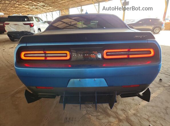 2C3CDZC93GH271323 2016 DODGE CHALLENGER Синий Вид сзади