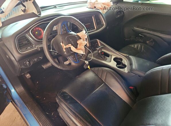 2C3CDZC93GH271323 2016 DODGE CHALLENGER Синий Вид панели приборов