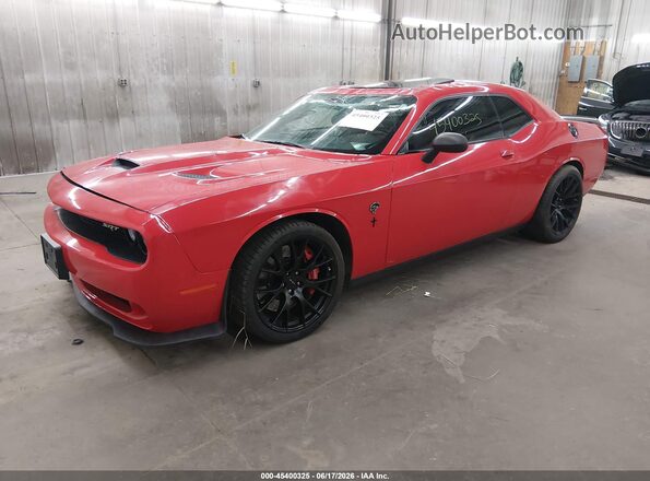 2C3CDZC95GH183261 2016 DODGE CHALLENGER Red Առջևի ձախ երեք քառորդ տեսարան