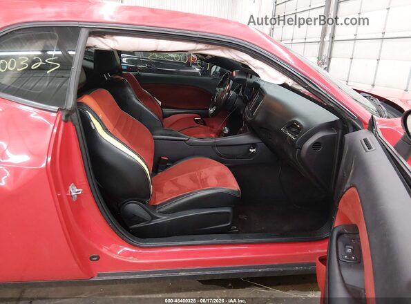 2C3CDZC95GH183261 2016 DODGE CHALLENGER Red Սալոնի դիմացի տեսք