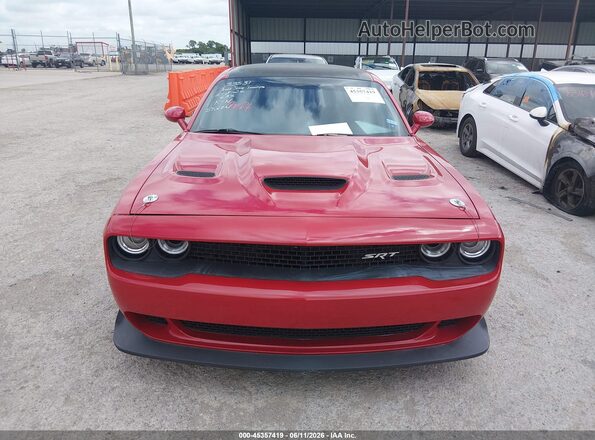 2C3CDZC95GH249128 2016 DODGE CHALLENGER Red წინა პანელის ხედი