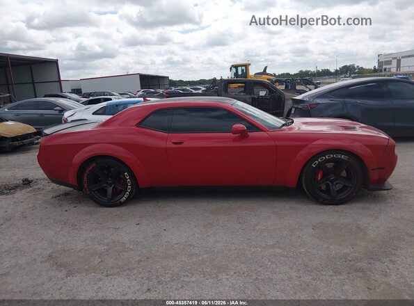 2C3CDZC95GH249128 2016 DODGE CHALLENGER Red ხელსაწყოთა პანელის ხედი