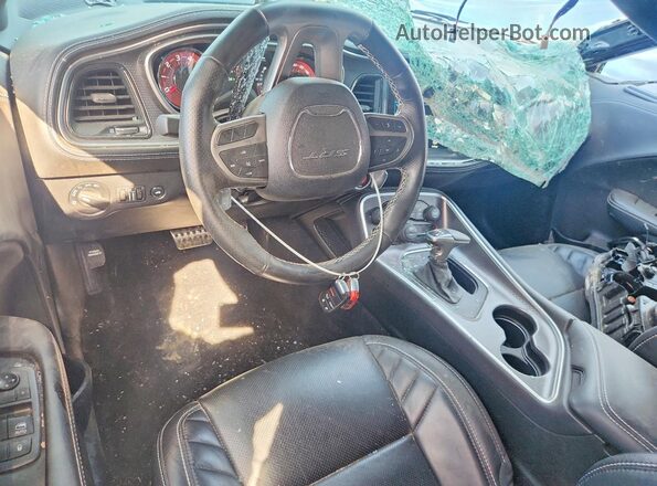 2C3CDZC96LH187474 2020 DODGE CHALLENGER Black Առջևի վահանակի տեսք